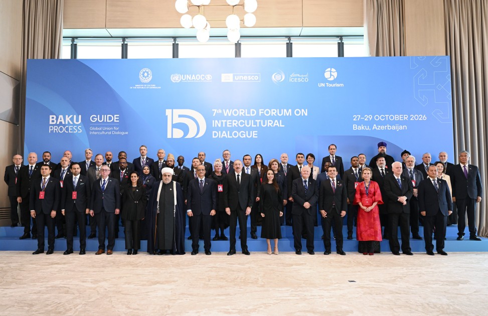 Prezident İlham Əliyev VII Ümumdünya Mədəniyyətlərarası Dialoq Forumunun açılışında çıxış edib YENİLƏNƏCƏK
